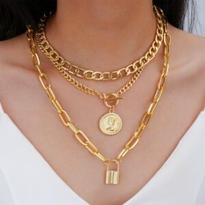 Alloy jewelry portrait layered necklace - Avatar Style Two